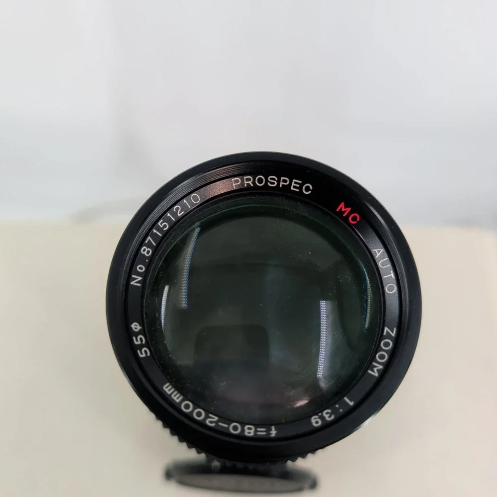 Prospec #624-4725 MC Auto Zoom‎ 55 mm f=80-200mm 1:3.9 Camera Lens Black